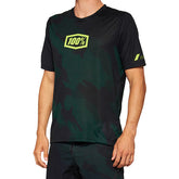 AIRMATIC LE MAGLIA A MANICHE CORTE BLACK CAMO - L